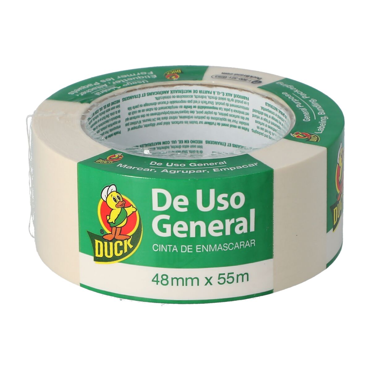 Duck General Use Masking Tape Beige 1.88inch x 60yd